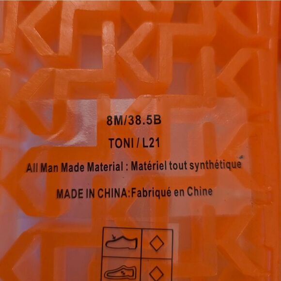 BRAND NEW KARL LAGERFELD TEAL SLIDE with CRYSTAL DETAILS SANDAL R3 - Picture 14 of 15